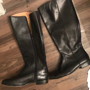Leather Kenneth Cole riding boots